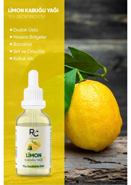 Limon Kabuğu Yağı Tüy Etki Tüy Azaltıcı Serum 30 ml fırsatları