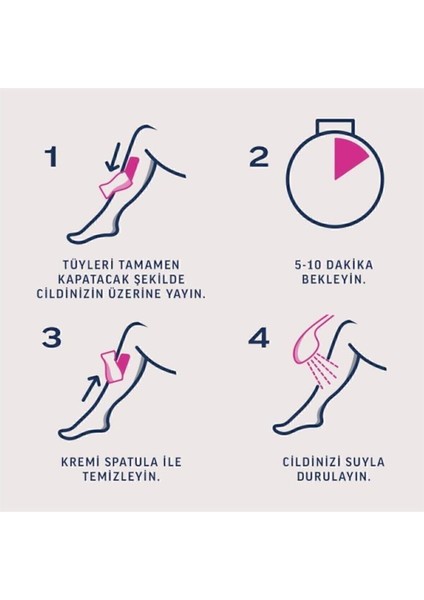 Pure Hassas Ciltler İçin Amonyaksız Ferah Kokulu Tüy Dökücü Krem - 3 x 200 ml