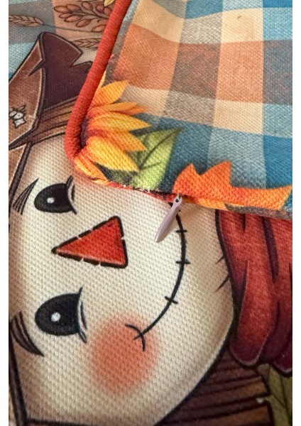 Happy Harvest – Sonbahar Neşesi Kırlent Kılıfı Dijital Baskılı 43X43CM modelleri