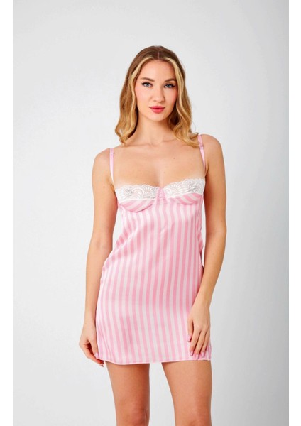 Saten Gecelik Iç Giyim