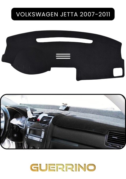 Volkswagen Jetta (2007-2011)TORPİDO Koruma Halısı Siyah Kenar