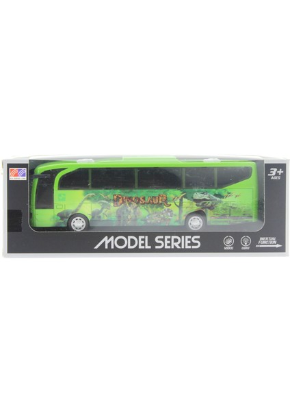 Sürtmeli Sesli ve Işıklı Yeşil Dinozor Parkı Otobüsü fırsatları