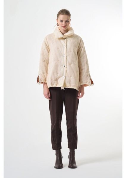 Yıldız Dikişli Şişme Mont