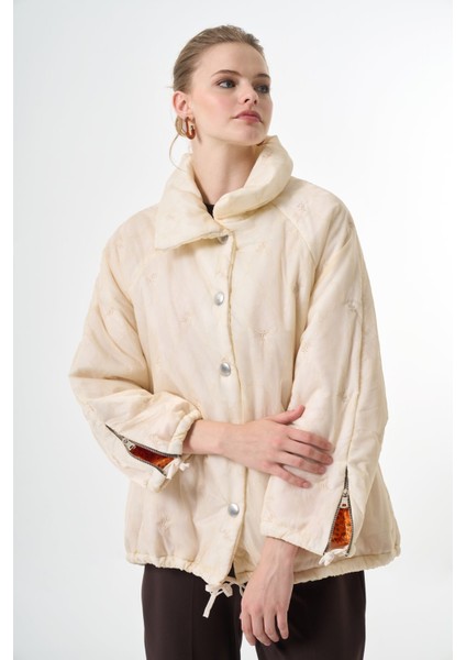 Yıldız Dikişli Şişme Mont modelleri