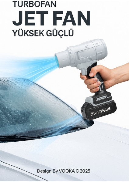 Şarjlı Jet Turbo Motorlu Hava Üfleme Fan Yaprak Üfleme Araba Içi Cam Kurulama Kapı Önü fiyatları