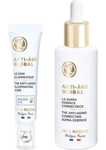 Gündüz Bakım Rutini Göz Kremi 15ML & Kök Hücre Serumu 50ML Yaşlanma Karşıtı 2'li Set fiyatları