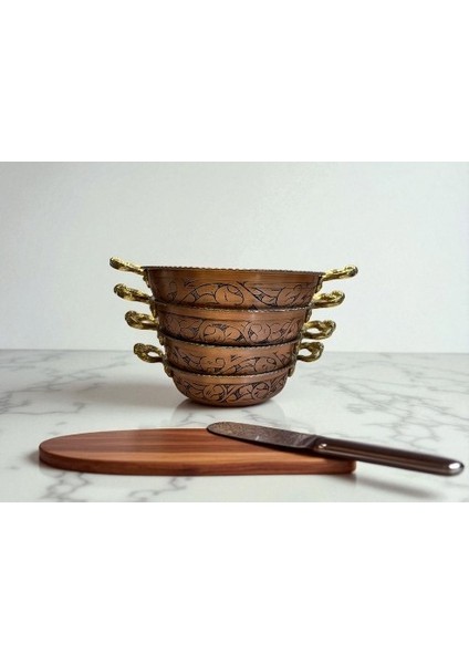 - El Yapımı Oyma Işlemeli Kalın Bakır Tava Takımı – 18 Cm, 20 Cm, 22 Cm, 24 cm Çaplarında – Sağlıklı ve Dayanıklı El Dövmesi Bakır Mutfak Tava Seti -- Kahvaltı Tava Takımı fiyatları