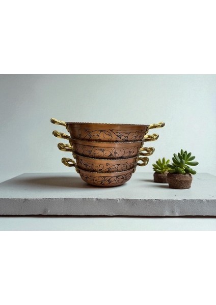 - El Yapımı Oyma Işlemeli Kalın Bakır Tava Takımı – 18 Cm, 20 Cm, 22 Cm, 24 cm Çaplarında – Sağlıklı ve Dayanıklı El Dövmesi Bakır Mutfak Tava Seti -- Kahvaltı Tava Takımı indirimleri