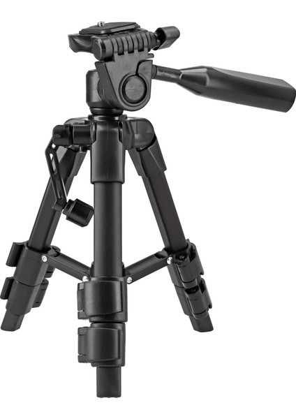 LT-256 Hafif Kamera Tripodu – 3 Yönlü Kafa, Hızlı Çıkarma Plakası, 28,5–50 Cm, Taşınabilir & Kompakt