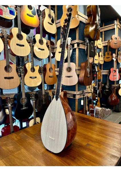 Kısa Sap Üst Seri Tam Profesyonel Maun Bağlama 40 Tekne indirimleri