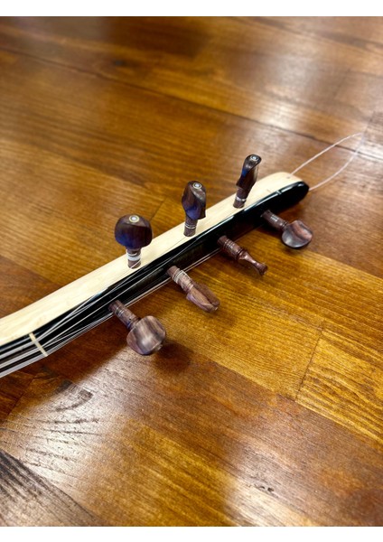 Kısa Sap Üst Seri Tam Profesyonel Maun Bağlama 40 Tekne