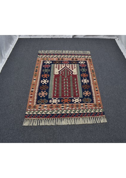 Yeni El Dokuma Otantik Balıkesir Yörük Yün Kilim 6406 fiyatları