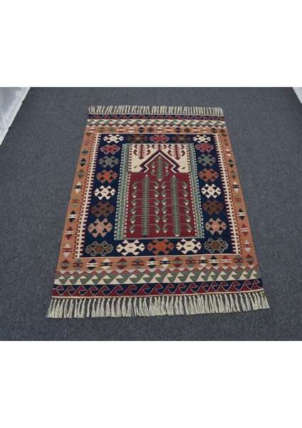 Yeni El Dokuma Otantik Balıkesir Yörük Yün Kilim 6406 fırsatları