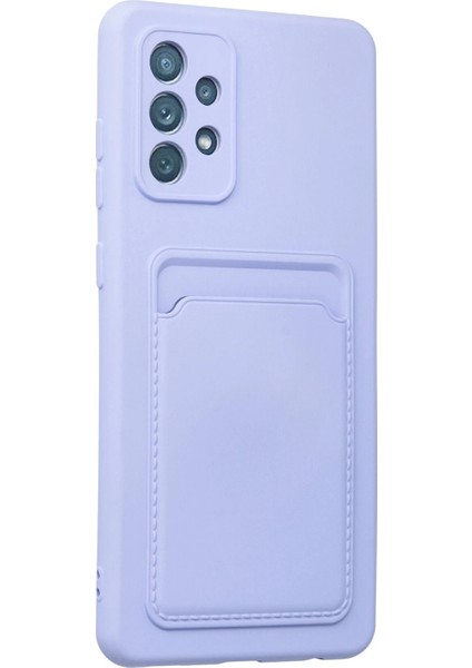 Samsung Galaxy A72 Kılıf Card Flex Kılıf (Kartlıklı) - Lila fiyatları