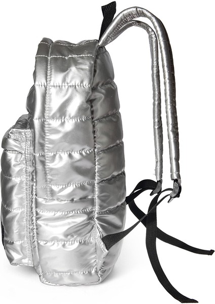 Moods Up Calm Kapitone Su Geçirmez Kumaşlı Okul ve Laptop Sırt Çantası Gümüş Renk modelleri