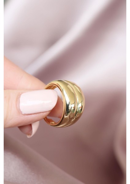 Metal Gold Renk Ayarlamalı Kadın Yüzük - PRT3500EB00065 fiyatları