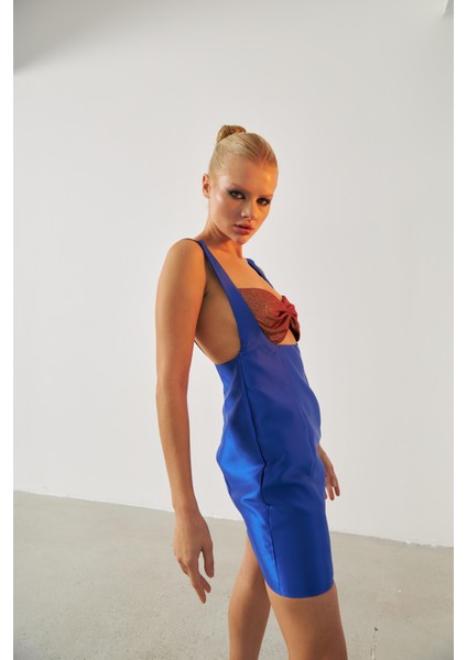 Ziberlin ve Simli Mini Elbise