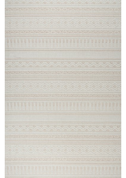 Dekoratif Loop Sisal Halı Tozumaz Polipropilen Dokuma Taban Modern Koridor Oda Halısı Bej