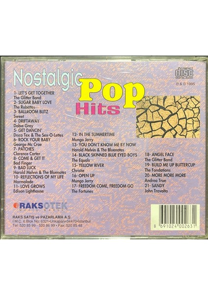 CD Nostalgic Pop Hits CD fiyatları
