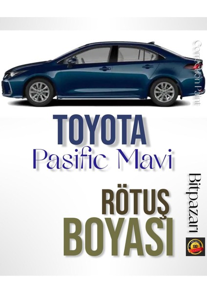 Toyota Pasifik Mavi 785 Fırçalı Rötuş Boyası 25ML.
