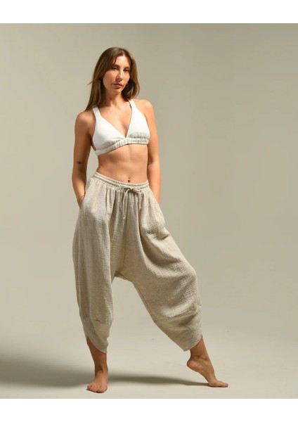 Kenevir Baggy Bağcıklı Şalvar Pantolon indirimleri