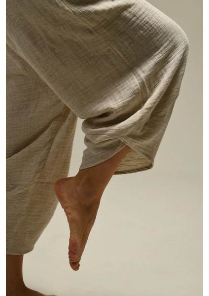 Kenevir Baggy Bağcıklı Şalvar Pantolon