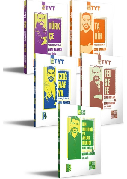 2026 Tyt Türkçe - Tarih - Coğrafya - Felsefe - Din Kültürü Soru Bankası Seti Benim Hocam Yayınları