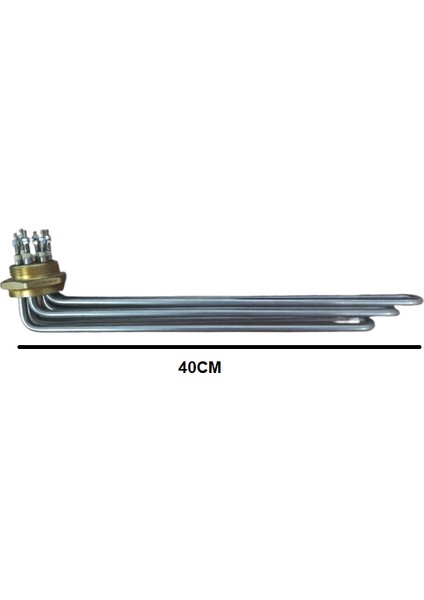 Sinan Rezistansı Eğik 1 ½" 3*2000W L40CM 380/230V Q:8,5mm