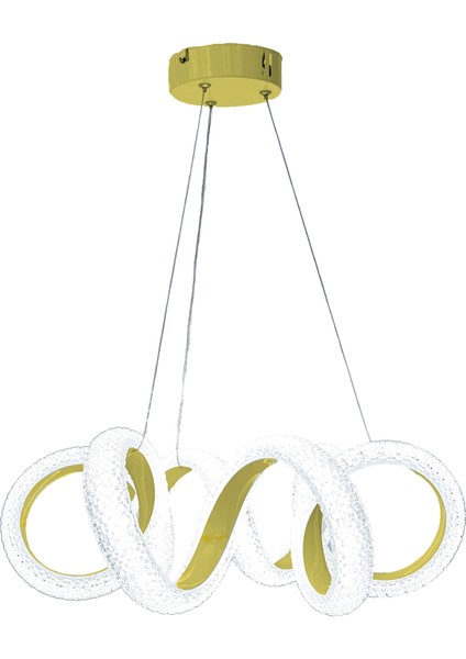 Milla Akrilik Taşlı Ledli 3 Renk Salon Oturma Yatak Mutfak Odası Avizesi fırsatları