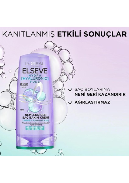Hydra [Hyaluronic] Pure Salisilik Asit içeren Yağlanma Karşıtı Nemlendirici Saç Kremi 250ml fiyatları