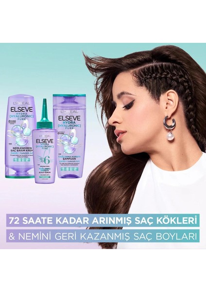 Hydra [Hyaluronic] Pure Salisilik Asit içeren Yağlanma Karşıtı Nemlendirici Saç Kremi 250ml fırsatları