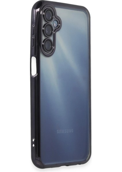 Samsung Galaxy A55 5g Crystal Shield Lensli Silikon (Lens Protector / Kamera Koruyucu Kılıf) - Mor fiyatları