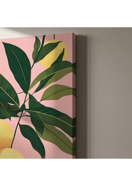 Modern Tarz Portakal Dalları Illüstrasyon Tablosu indirimleri