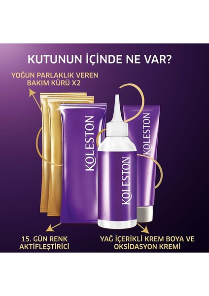 Koleston Kit Saç Boyası 7/1 Küllü Kumral