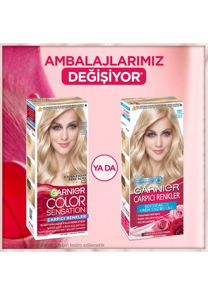 Çarpıcı Renkler 111 Ekstra Açık Gümüş Sarısı