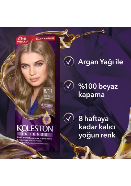 Intense 8/11 Ekstra Açık Küllü Kumral