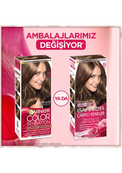 Koyu Kumral Amonyaklı Saç Boyası 6.0 - Derin Renk Etkisi