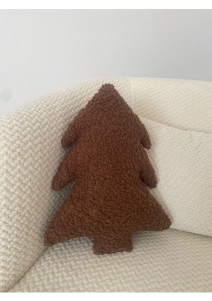 Teddy Christmas Tree Yastık Küçük Kahve modelleri