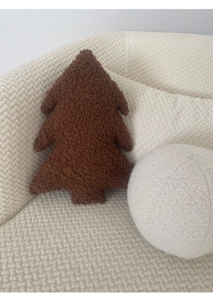 Teddy Christmas Tree Yastık Küçük Kahve fırsatları