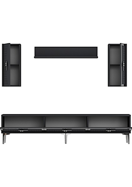 TVR1801AS- Tuna Tv Ünitesi Takımı 180CM Antrasit - Gümüş fiyatları