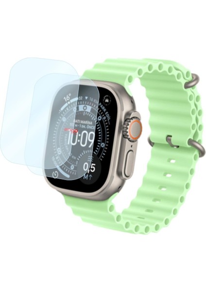 Apple Watch Ultra 3 49MM Nano Ekran Koruyucu 2’li Set Parlak indirimleri
