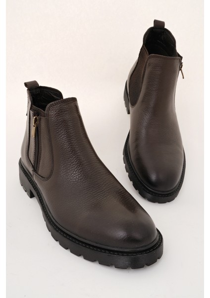 Luxor Hakiki Deri Fermuarlı Erkek Kışlık Bot fırsatları