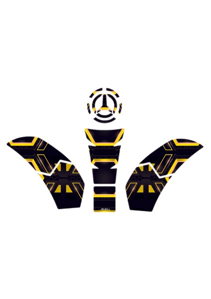 Rvell Rks Srk 125 Rr 2024-2025 Uyumlu Tank Pad Set 002