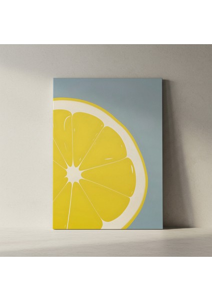 Limon Dilimi Soyut Sanat Tablosu fiyatları