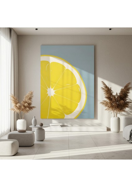 Limon Dilimi Soyut Sanat Tablosu fırsatları