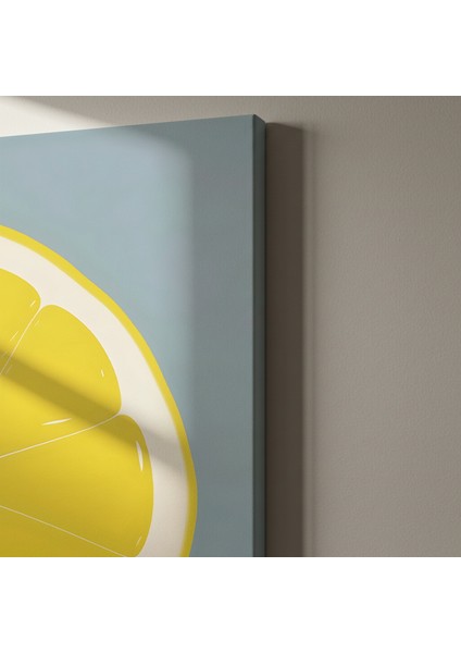 Limon Dilimi Soyut Sanat Tablosu indirimleri