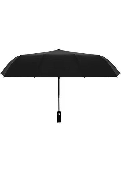 10 Tel Lüx LED Lambalı Siyah Otomatik Şemsiye fırsatları