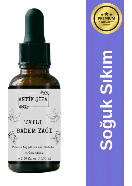 Saf Tatlı Badem Yağı - Soğuk Sıkım 100 ml (Tırnaklara Özel Seri) modelleri