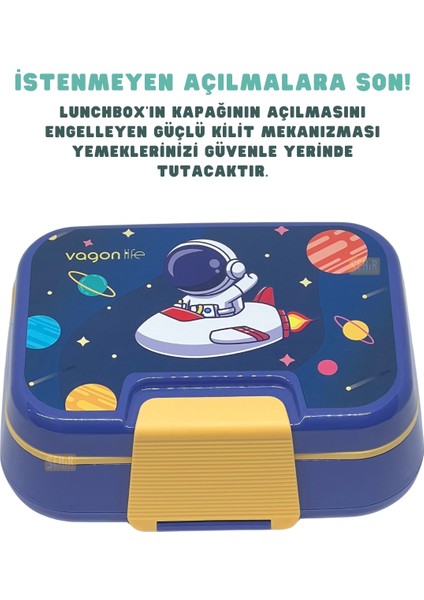 Bento 1030ML Lunchbox Yeni Koleksiyon Tek Katlı 3 Bölmeli Pp Plastik Sefer Tası Yemek Kutusu fiyatları