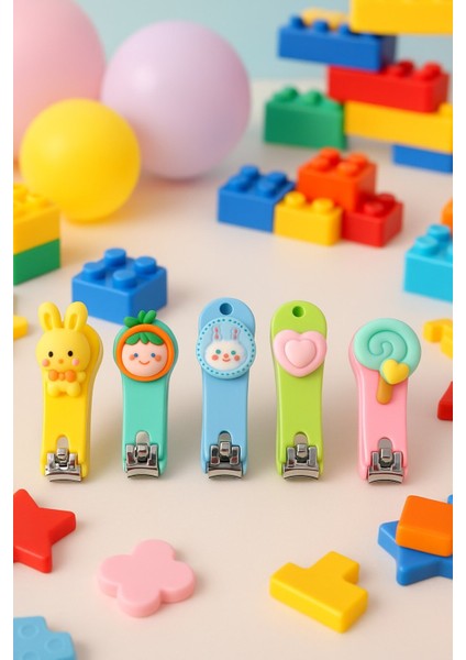 1 Adet Karakterli Şirin Tırnak Makası Pratik Güvenli Kullanım Bebek Çocuk Renkli Figür Tırnak Makası fiyatları